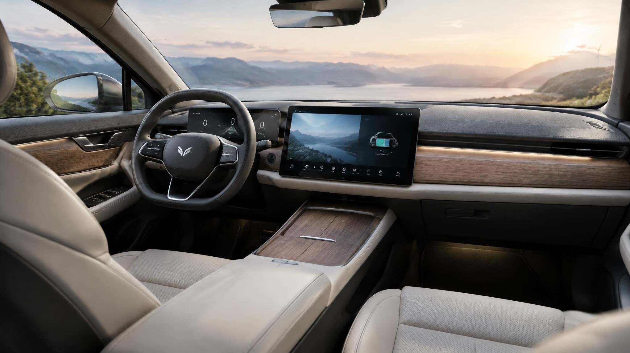 luxury car interior materials