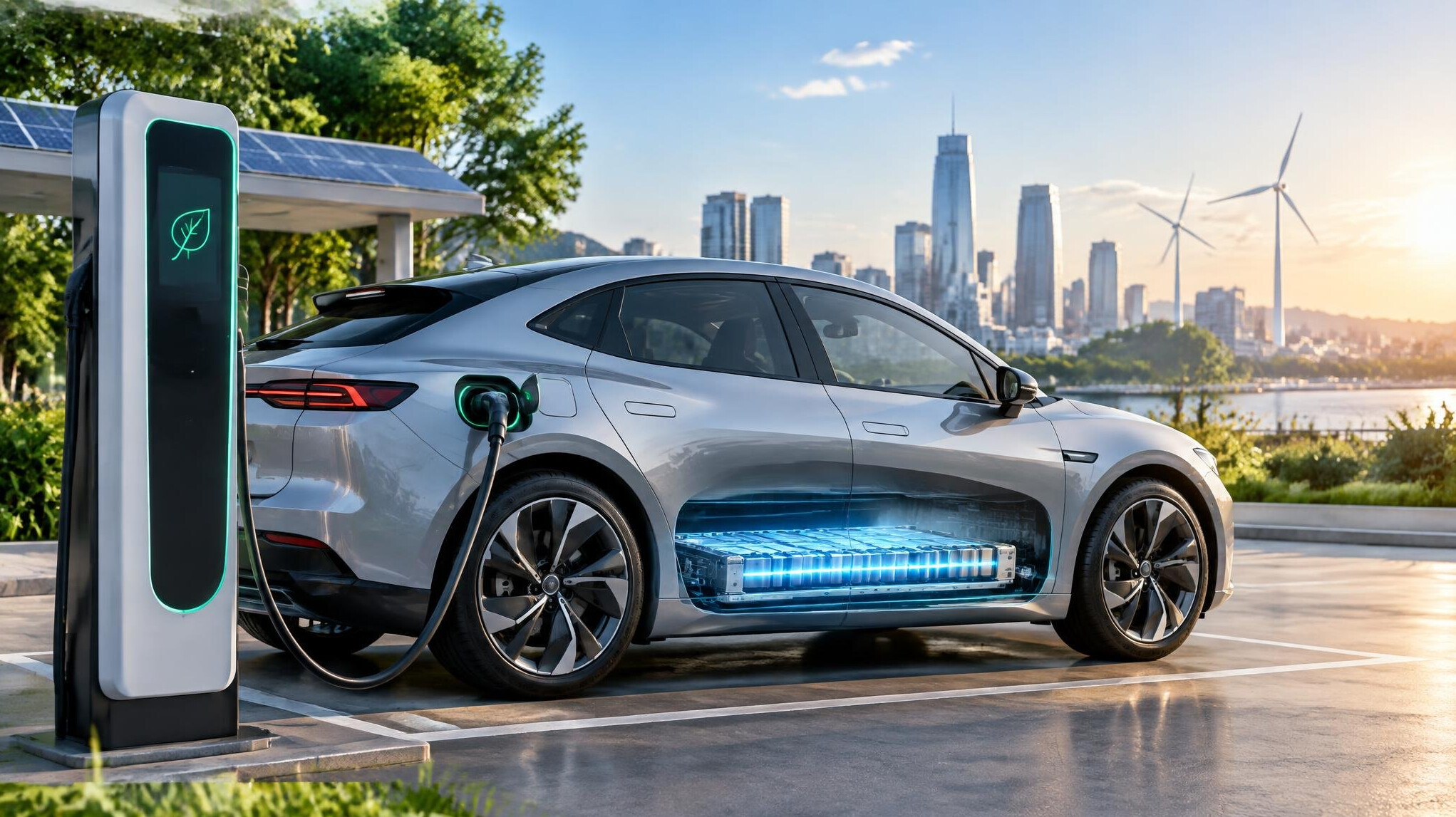 electric car charging station