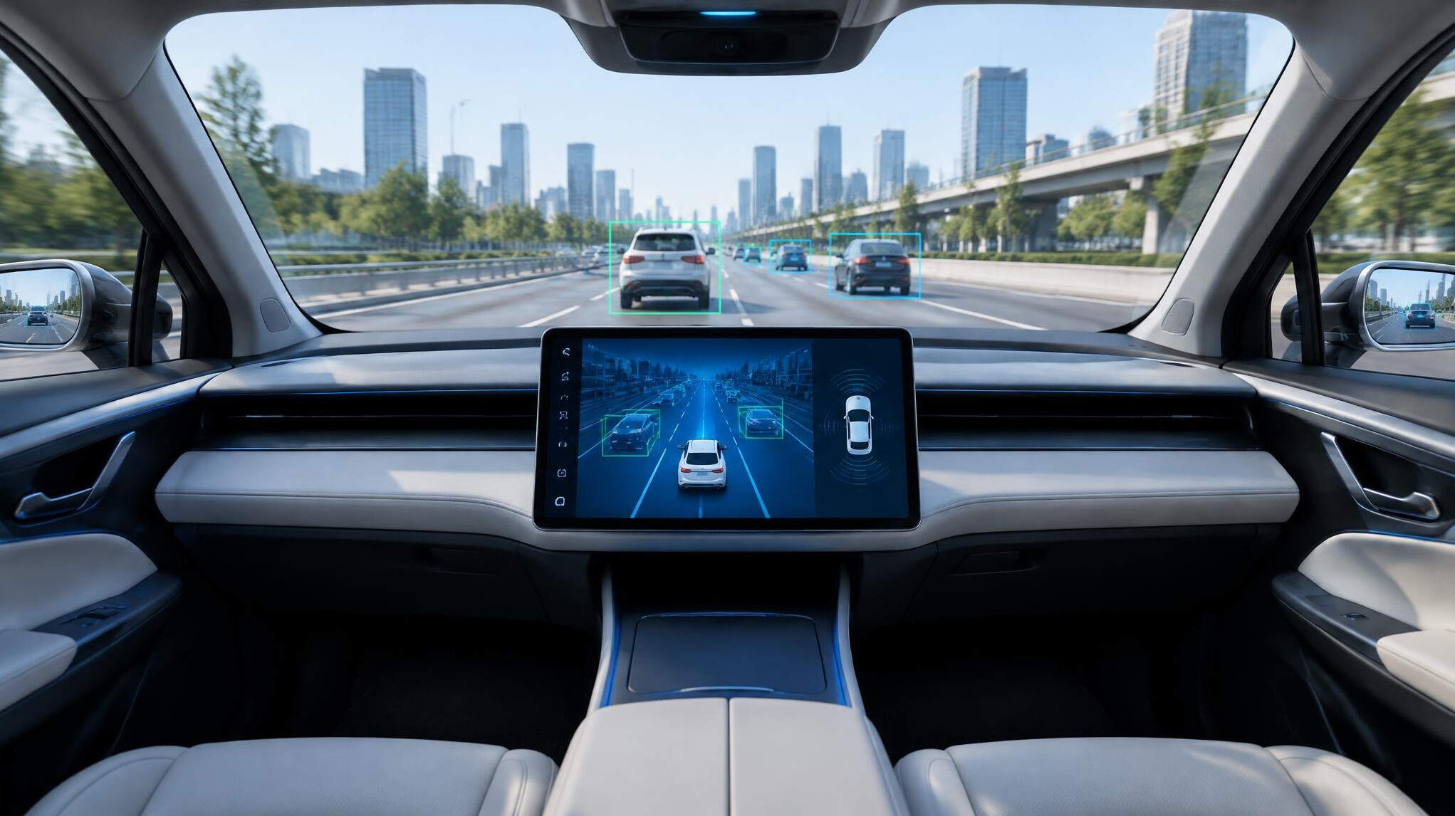 self driving car interior