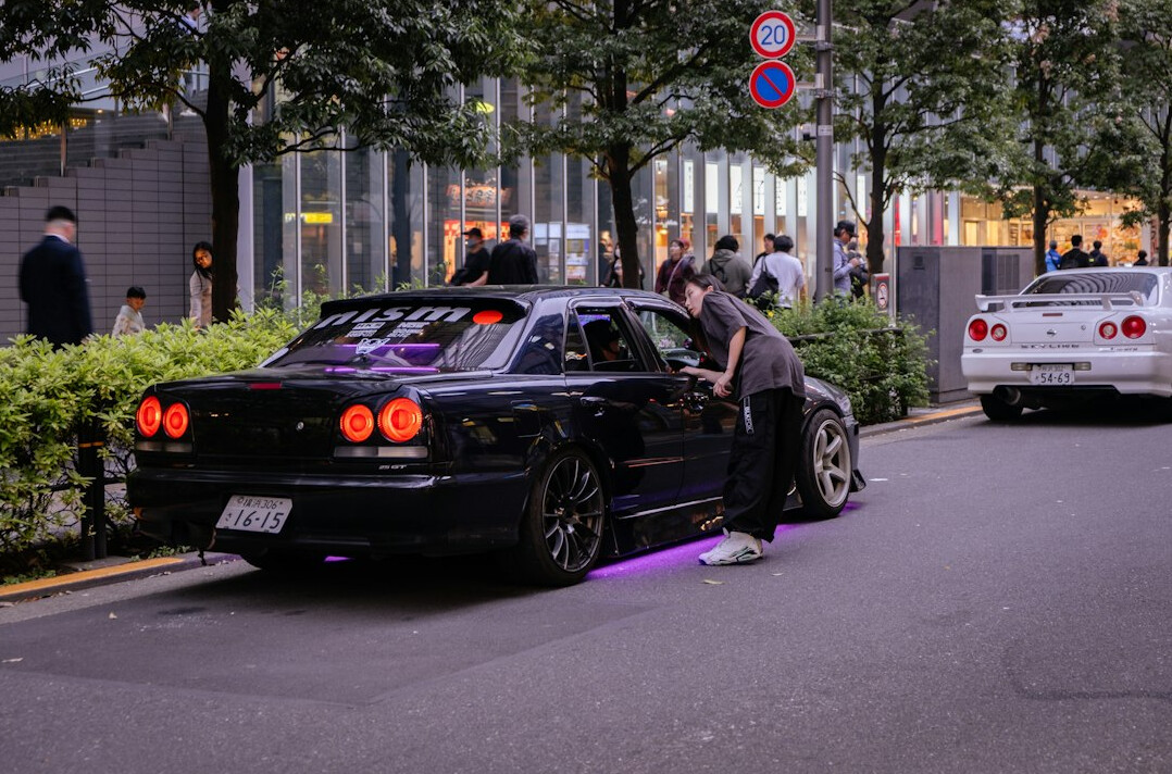 luxury car front view